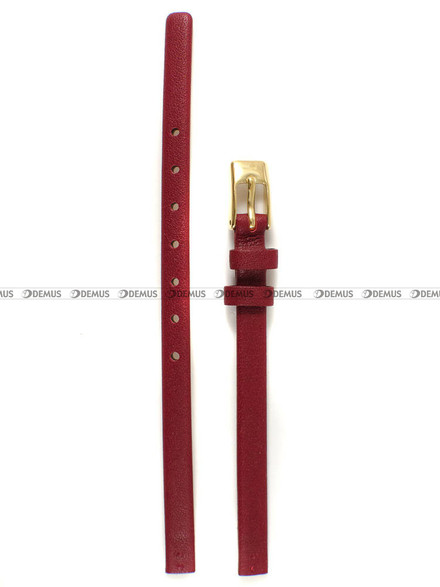 Pasek do zegarków Obaku V129L - V129LGIRR - 6 mm czerwony