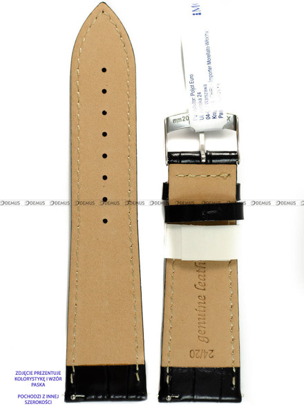 Pasek skórzany do zegarka - Morellato Extra A01X5201656019CR22 - 22 mm
