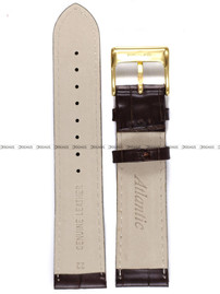 Pasek do zegarka skórzany Atlantic - L397.36.22G - 22 mm brązowy