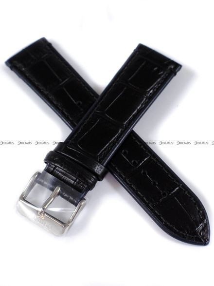 Pasek skórzany do zegarka Orient FAC08004D0 - UDFGGSB - 22 mm czarny