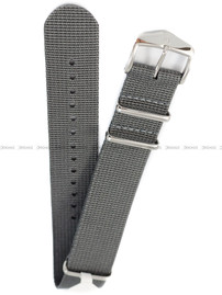 Pasek Nato nylonowy do zegarka - Hirsch Rush Recycle 40506030-2-22 - 22 mm