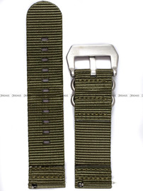 Pasek nylonowy do zegarka Balticus Deep Water Zielony - 24 mm