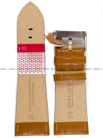 Pasek skórzany do zegarka - Diloy 368EA.30.3 - 30 mm