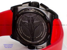 Pasek z tworzywa do zegarka Aviator MiG-29 SMT - M.2.30 - 30 mm czerwony