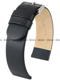 Pasek skórzany do zegarka - Hirsch Scandic 17872050-2-22 - 22 mm czarny