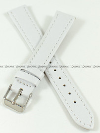 Pasek skórzany do zegarka - Toscana PST-16.7-S - 16 mm biały