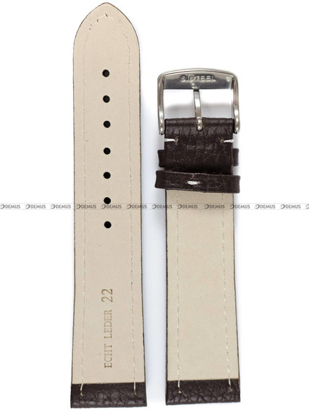 Pasek skórzany do zegarka - Fluco Big 322M-02-22 - 22 mm