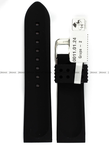 Pasek silikonowy do zegarka - Horido 0011.01.24S - 24 mm