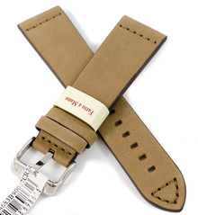 Pasek skórzany do zegarka - Morellato A01X4683B90027CR24 - 24 mm brązowy