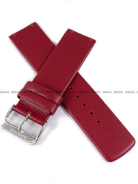 Pasek do zegarka Bering 10222-602 - 22 mm bordowy