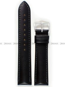 Pasek skórzany do zegarka - Hirsch Kent 01002050-2-20 - 20 mm czarny