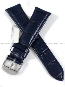 Pasek skórzany do zegarka - Fluco Classic Kroko Chrono 369M-06-22 - 22 mm