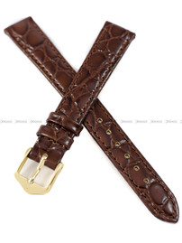 Pasek skórzany do zegarka - Hirsch Crocograin M 12302810-1-14 - 14 mm