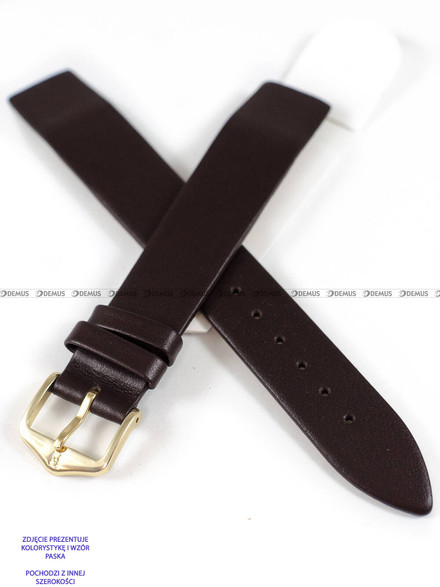 Pasek zaczepowy klejony skórzany do zegarka - Hirsch Toronto 03702110OE-1-20 - 20 mm