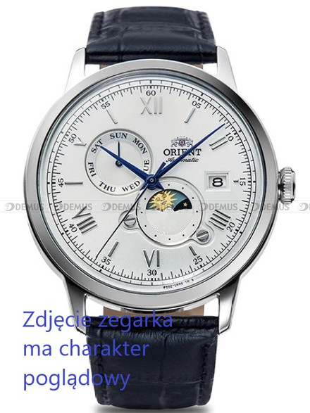 Pasek skórzany do zegarka Orient RA-AK0802S30B - UL002017J0 - 21 mm