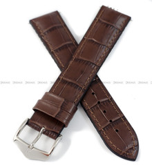 Pasek skórzano-kauczukowy do zegarka - Hirsch Paul 0925028210-2-22 XL - 22 mm