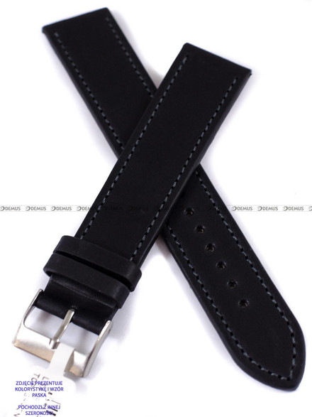 Pasek skórzany do zegarka - LAVVU LSAXB16 - 16 mm - XL