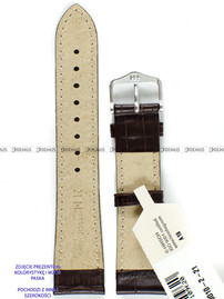 Pasek skórzany do zegarka - Hirsch Duke 001028110-2-24 - 24 mm