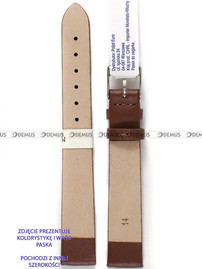 Pasek skórzany do zegarka - Morellato A01X5126875134CR12 - 12 mm