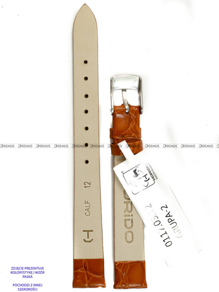 Pasek skórzany do zegarka - Horido 0117.03.08 - 8 mm