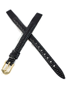 Pasek zaczepowy klejony skórzany do zegarka - Hirsch Rainbow 12302650OE-1-10 - 10 mm