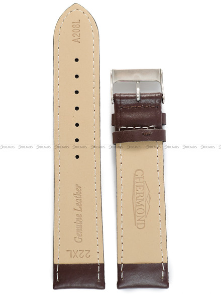 Pasek skórzany do zegarka - Chermond A208L.22.2-XL - 22 mm