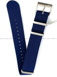 Pasek NATO Bawełniany do zegarka - Fluco Field Cotton 915M-06-22 - 22 mm