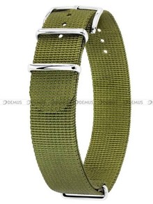 Pasek Nato nylonowy do zegarka - Hirsch Rush Recycle 40536040-2-20 - 20 mm - XL