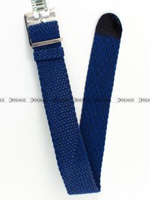 Pasek materiałowy do zegarka - Morellato A01U0054150060 - 18 mm niebieski