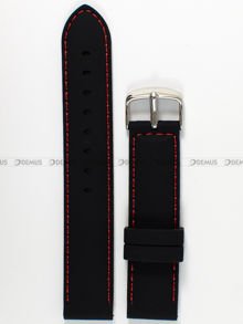 Pasek silikonowy do zegarka - Chermond PG10.20.1.4 - 20 mm czarny