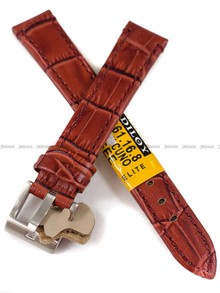 Pasek skórzany do zegarka - Diloy 361.16.8 - 16 mm