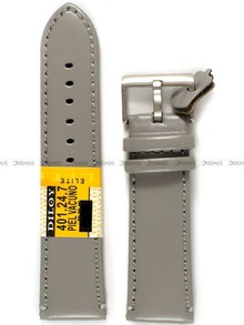 Pasek skórzany do zegarka - Diloy 401.24.7 - 24 mm