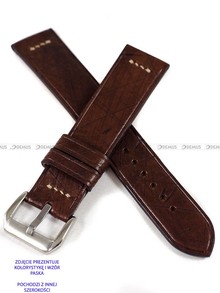 Pasek skórzany ręcznie robiony A. Kucharski Leather - Ecbatana - Tobacco/Camel - 16 mm