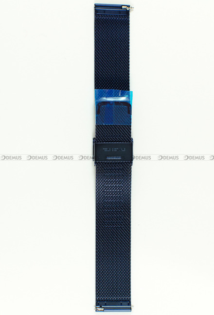 Bransoleta do zegarka Bisset - BBN.45.20 - 20 mm niebieski