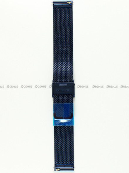 Bransoleta do zegarka Bisset - BBN.46.18 - 18 mm niebieski