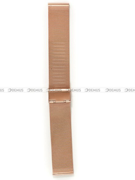 Bransoleta do zegarka - Diloy CMMESH05-22-Rosegold-V2 - 22 mm