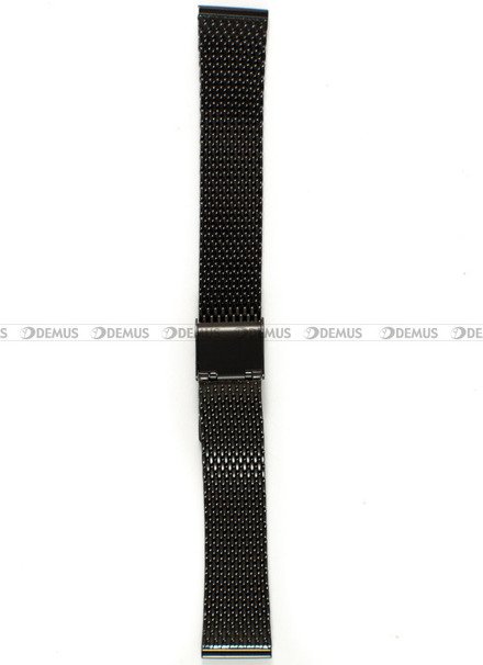 Bransoleta do zegarka - Diloy CMMESH10-18-Black - 18 mm