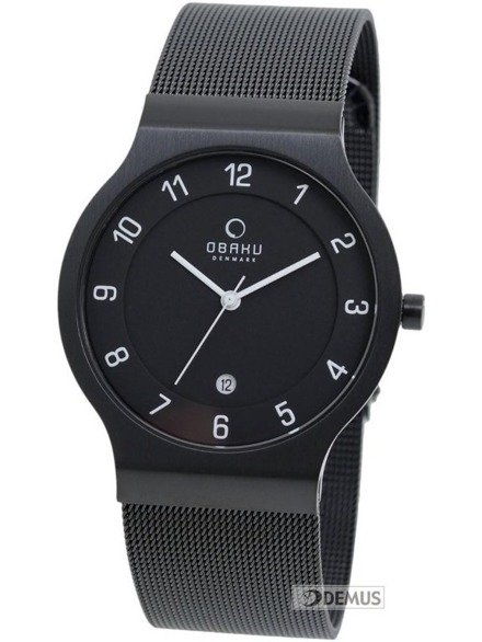 Bransoleta do zegarków Obaku V130G - V133GBBMB - 22 mm czarny