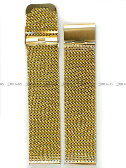 Bransoleta stalowa mesh do zegarka - Bra10 - 22 mm