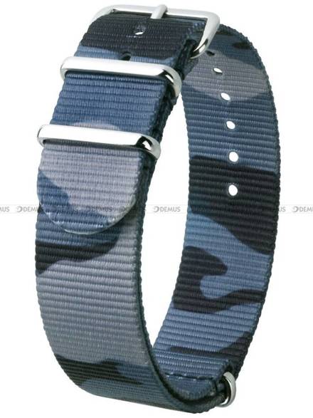 Pasek Nato nylonowy do zegarka - Hirsch Rush 40406038-2-20 - 20 mm