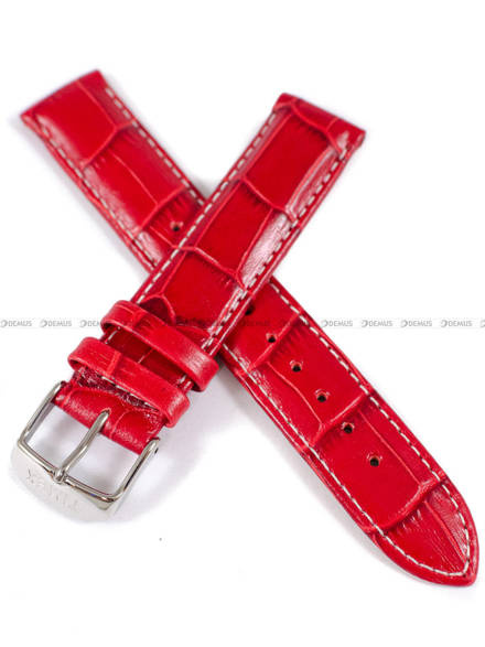 Pasek do zegarka Timex T2M709 - P2M709 - 18 mm czerwony