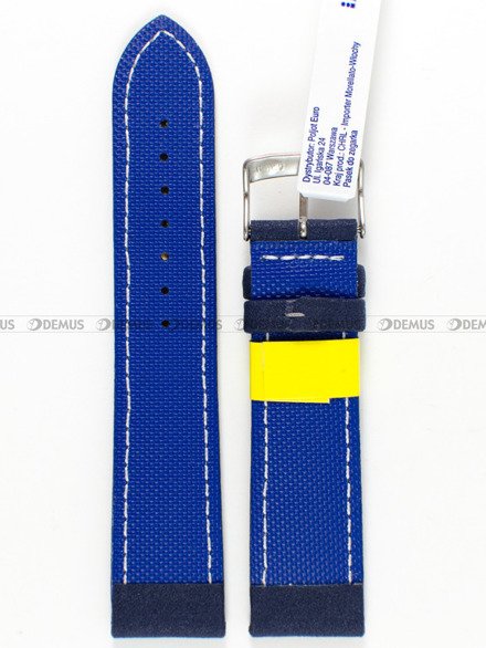 Pasek do zegarka gumowy - Morellato A01U3822A42062.22 mm niebieski