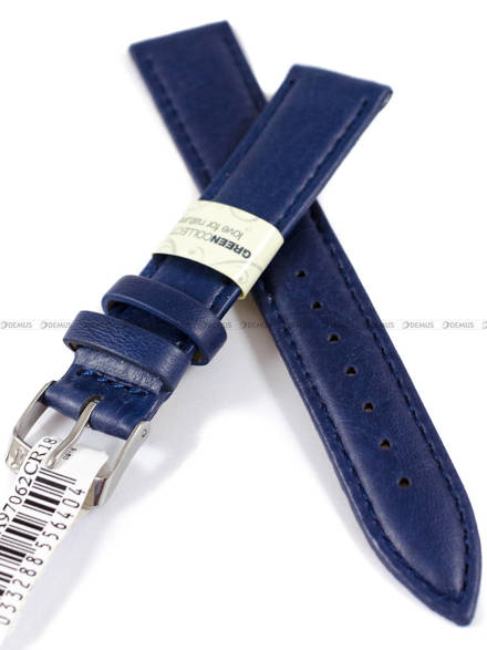 Pasek do zegarka skórzany - Morellato A01X4219A97062 18 mm niebieski