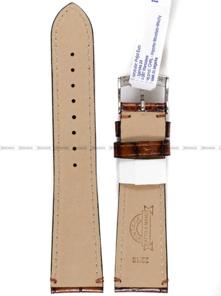 Pasek do zegarka skórzany - Morellato A01X5534D40040CR22 - 22 mm