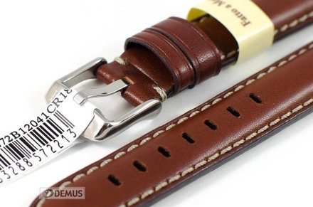 Pasek do zegarka skórzany - Morellato X4272B12041 18 mm brązowy