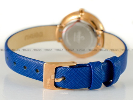 Pasek do zegarków Obaku V146L - V146LVLRA - 10 mm niebieski