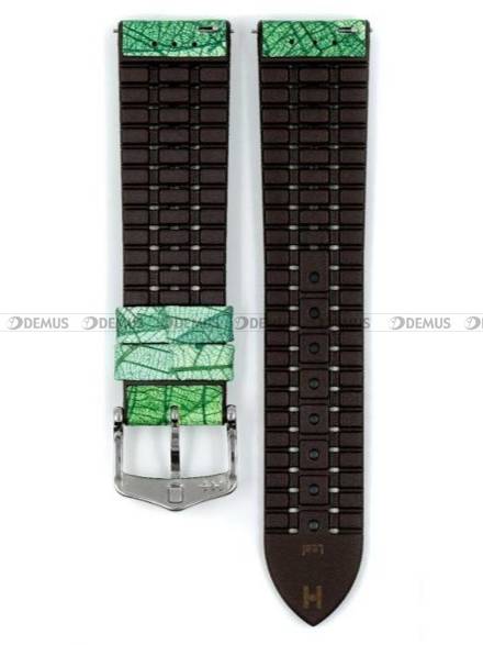 Pasek kauczukowy do zegarka - Hirsch Leaf 0921046040-2-20 - 20 mm