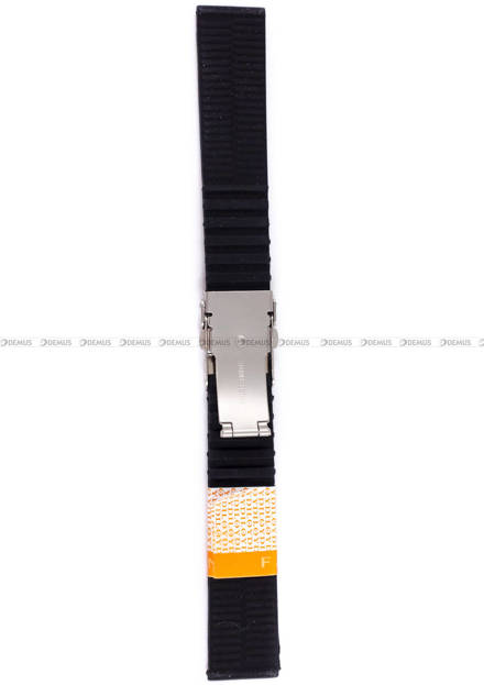 Pasek silikonowy Diloy do zegarka - SBR30.20.1 - 20 mm