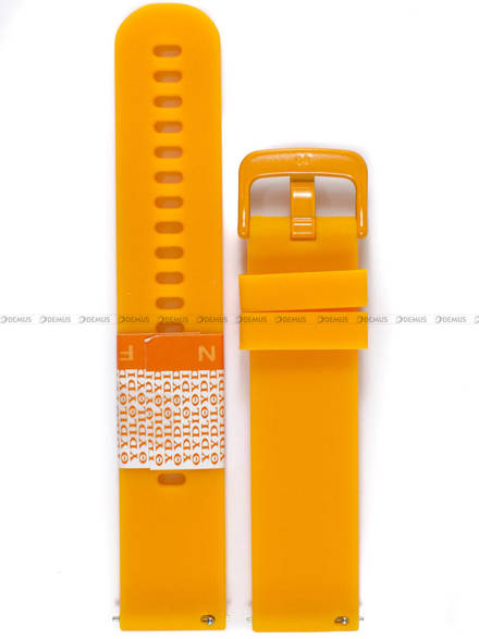 Pasek silikonowy Diloy do zegarka - SBR42.20.12 - 20 mm