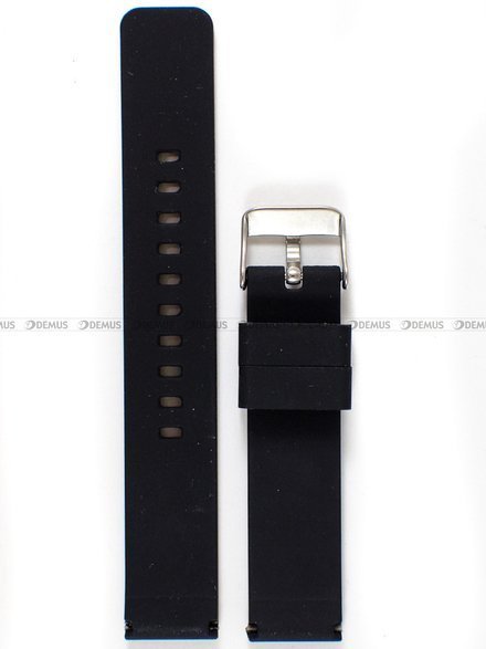 Pasek silikonowy do zegarka - Chermond PG8.18.1 - 18 mm